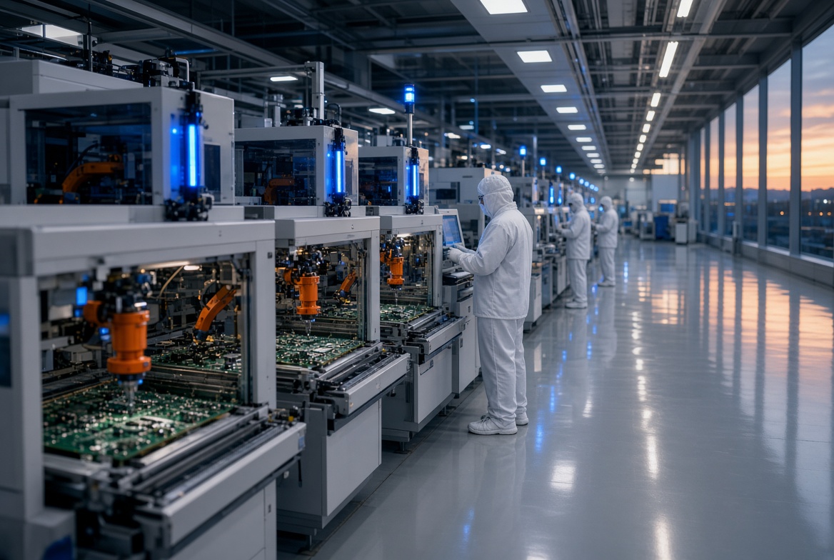 SMT production line at Foxconn Albuquerque
